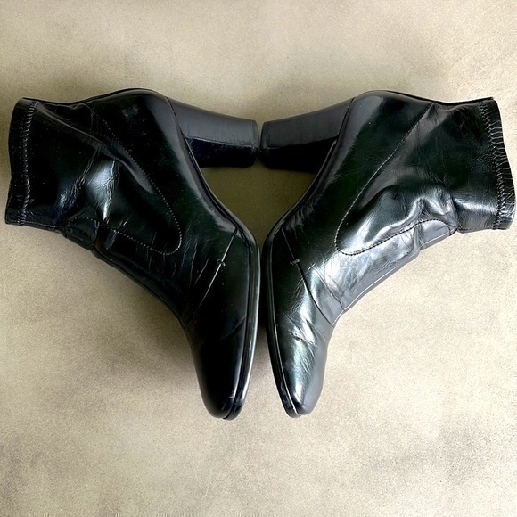 Ruby & Bloom Black Ankle Boots 7 - Picture 9 of 16